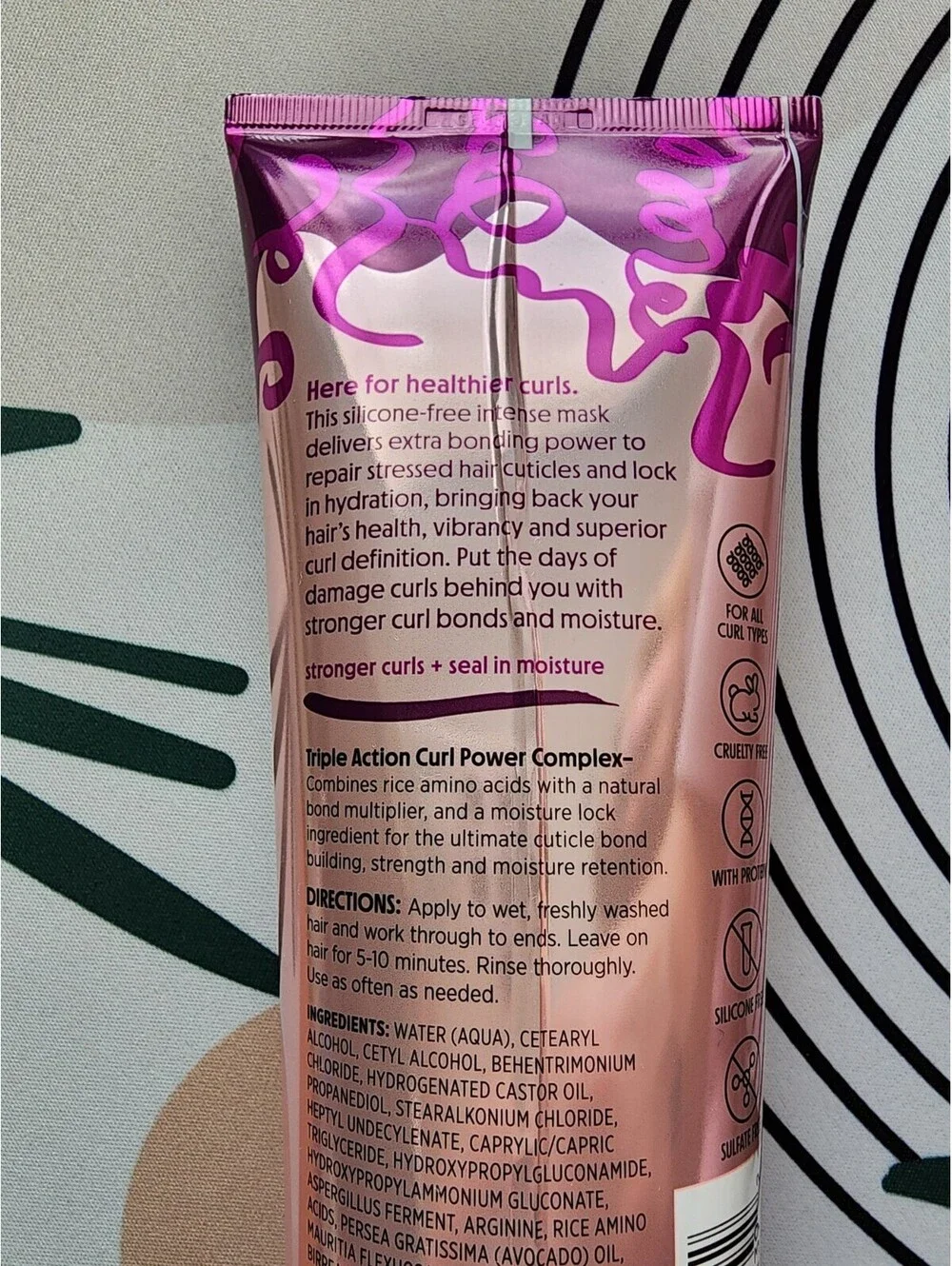 Not Your Mother's Bond Building Curl Talk Mask for Stronger Curls 8 fl oz